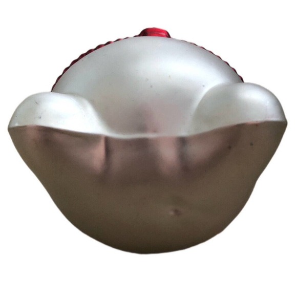 Department 56 Snowman With Sweater Mercury Glass Handpainted Ornament 5.5" - Picture 3 of 7